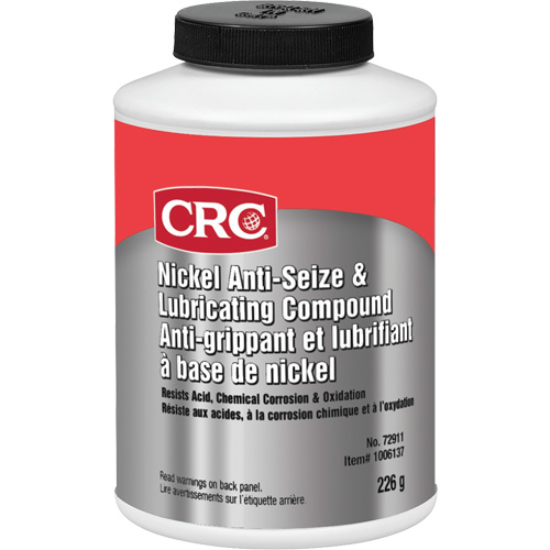 Nickel Anti-Seize Lubricating Compound, 226 g, 425°F (218°C) Max. Effective Temperature FMT Sales Ltd