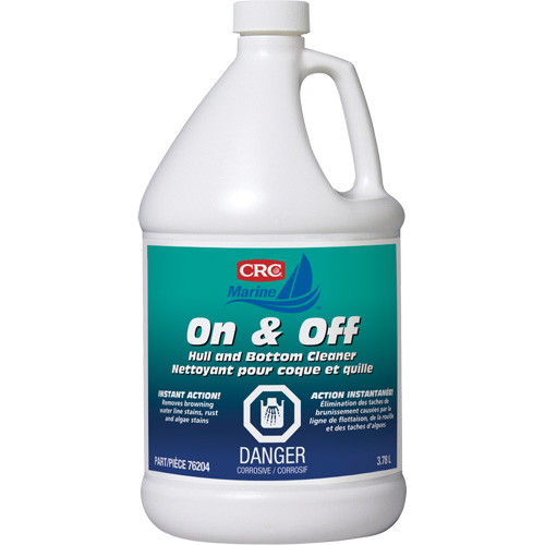 Nettoyant pour coques et parois inf&eacute;rieures de bateaux On & Off, 3,78 L, Cruche FMT Sales Ltd