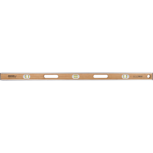 Eco-Tech&reg;  Bamboo Level, I-Beam, 48" L, Wood, 3, Non-Magnetic FMT Sales Ltd