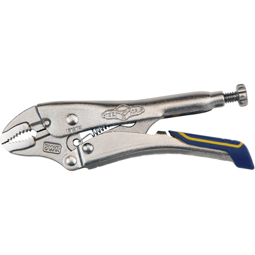 Fast Release Locking Pliers with Wire Cutter, 5" Length, Curved Jaw FMT Sales Ltd