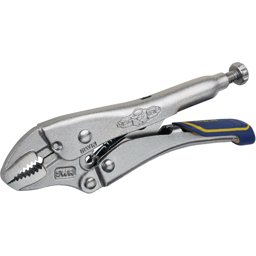 Fast Release Locking Pliers with Wire Cutter, 5" Length, Curved Jaw FMT Sales Ltd