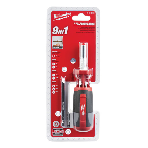 Tournevis &agrave; embouts multiples 9 en 1, 9" lo, Prise Coussin&eacute;e FMT Sales Ltd