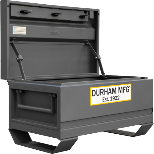 Jobsite Storage Box, 32" x 19" x 17-13/16", Steel, Grey FMT Sales Ltd