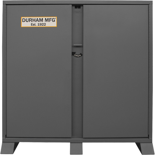Armoire de rangement avec tablettes pour le chantier, Acier, 47,5 pi³, Gris FMT Sales Ltd