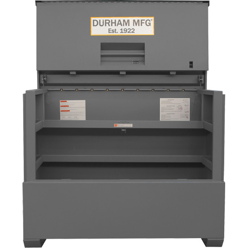 Piano Style Jobsite Storage Box, 60-1/2" W x 34-3/4" D x 49-3/8" H, Grey FMT Sales Ltd