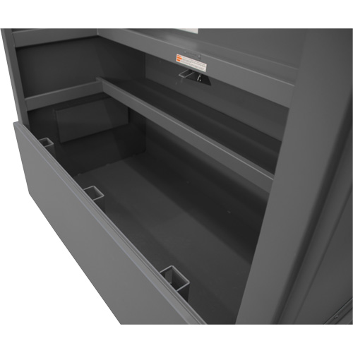 Piano Style Jobsite Storage Box, 60-1/2" W x 34-3/4" D x 49-3/8" H, Grey FMT Sales Ltd