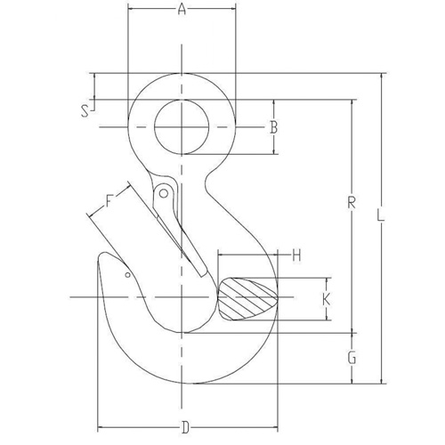Crochet de palan FMT Sales Ltd