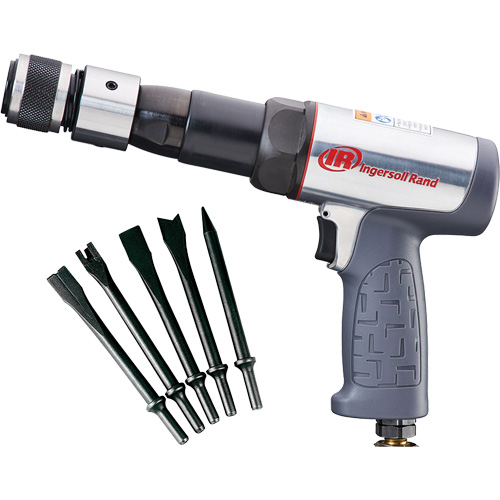 Ensemble de marteau pneumatique, 23,8 pi³/min, 1/4" NPTF, 2530 coups/min, 3/4" x 3-1/2" (19 mm x 89 mm) FMT Sales Ltd
