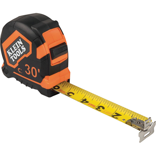 Magnetic Double Hook Tape Measure, 30', 1/16" Graduations FMT Sales Ltd