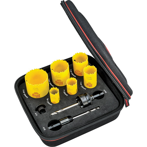 Deep Cut Hole Saw Kit, 9 Pieces FMT Sales Ltd