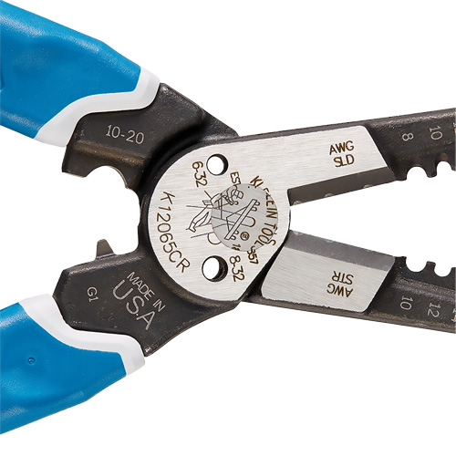 Klein-Kurve&reg; Heavy-Duty Wire Stripper, Cutter & Crimper Multi-Tool, 8-1/4" L, 8 - 20 AWG FMT Sales Ltd