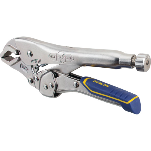 Pince-&eacute;tau avec coupe-fil Vise-Grip Fast Release 10WR, Longueur 10", M&acirc;choire courb&eacute;e FMT Sales Ltd