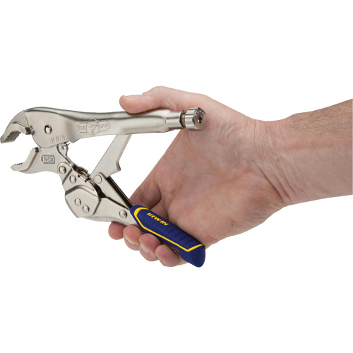 Pince-&eacute;tau avec coupe-fil Vise-Grip Fast Release 10WR, Longueur 10", M&acirc;choire courb&eacute;e FMT Sales Ltd