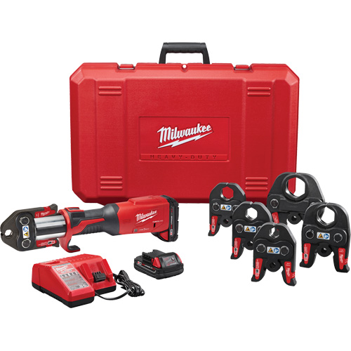 M18 Force Logic Press Tool with One-Key & CTS Jaws Kit, 1/2" - 2", Power Driven FMT Sales Ltd