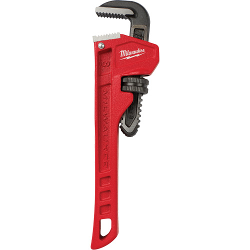 Pipe Wrench, 1" Jaw Capacity, 8" Long, Powder Coated Finish FMT Sales Ltd
