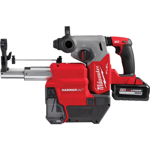 M18 Fuel SDS Plus Rotary Hammer Dust Extractor Kit, 18 V, 1", 2 ft-lbs., 1330 RPM FMT Sales Ltd