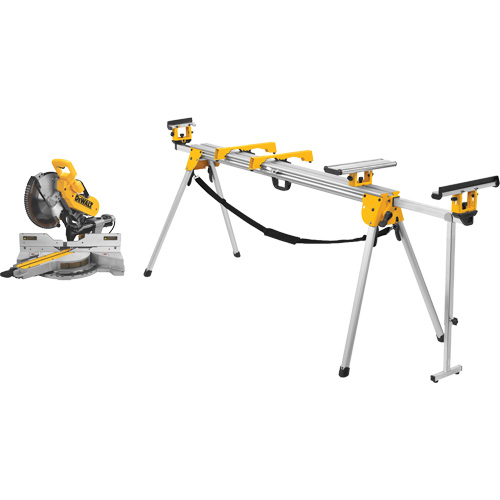 Double Bevel Sliding Compound Mitre Saw with Stand FMT Sales Ltd