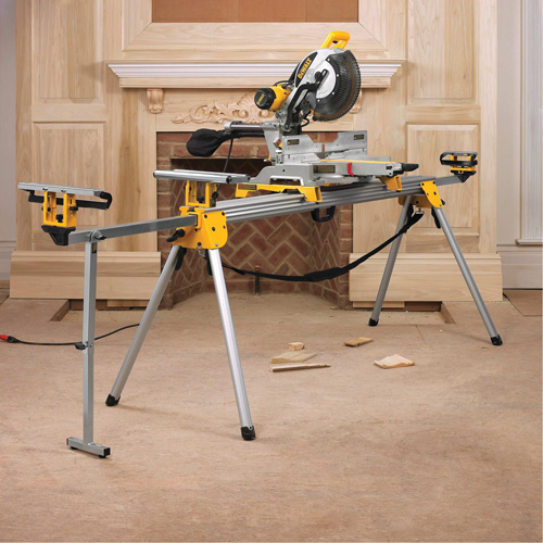 Double Bevel Sliding Compound Mitre Saw with Stand FMT Sales Ltd