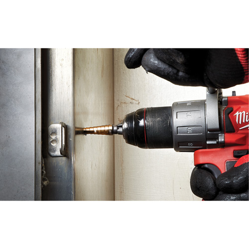 Step Drill Bit, 1/8"/#1 - 1/2"/#1 , 1/32" Increments, High Speed Cobalt FMT Sales Ltd