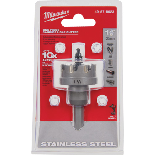 Scies-cloches au carbure monobloc, 1-3/8", Profondeur de la coupe de 3/16" FMT Sales Ltd