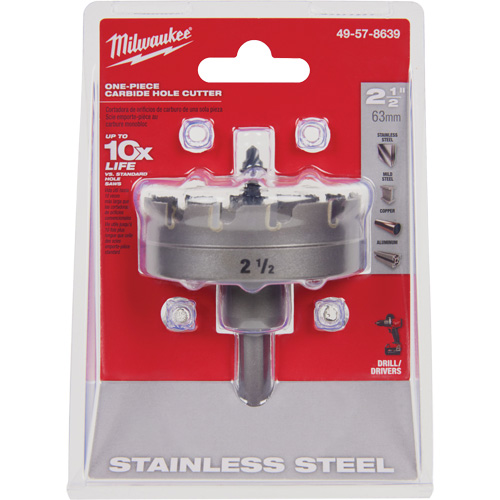 Scies-cloches au carbure monobloc, 2-1/2", Profondeur de la coupe de 3/16" FMT Sales Ltd