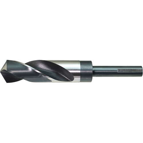 DRILLCO Reduced Shank Drill Bit, 9/16", High Speed Steel, 3" Flute, 118° Point FMT Sales Ltd