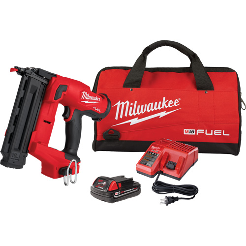 Ensemble de cloueuse pour clous de finition de calibre 18 M18 Fuel, 18 V, Lithium-ion FMT Sales Ltd