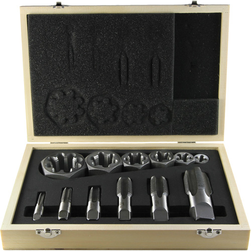 Jeu de tarauds pour tuyau DRILLCO, 12 Morcea FMT Sales Ltd