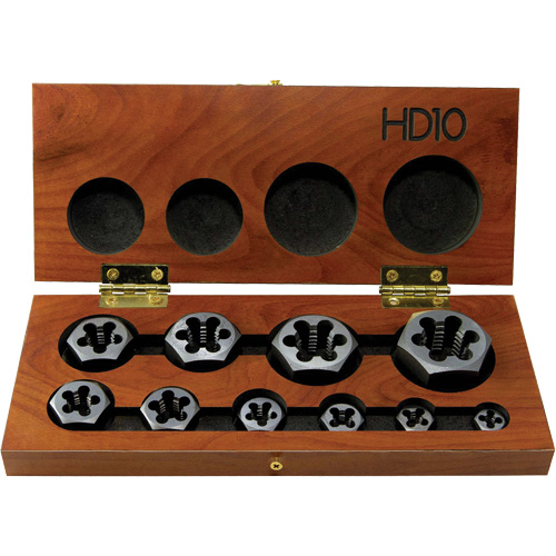 Jeu de fili&egrave;res hexagonales &agrave; fileter DRILLCO, 10 Morcea FMT Sales Ltd