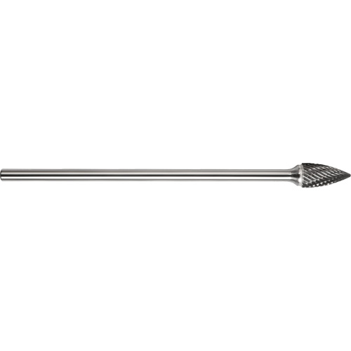 DRILLCO Single Cut Flame Shaped Burr, SG-1L6 FMT Sales Ltd