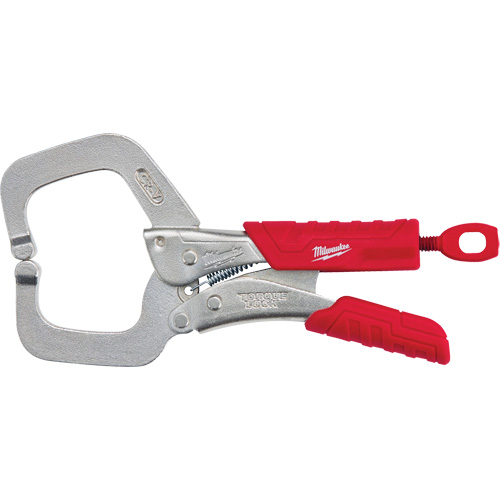 Torque Lock Locking Pliers with Regular Jaws & Grip, 6" Length, C-Clamp FMT Sales Ltd