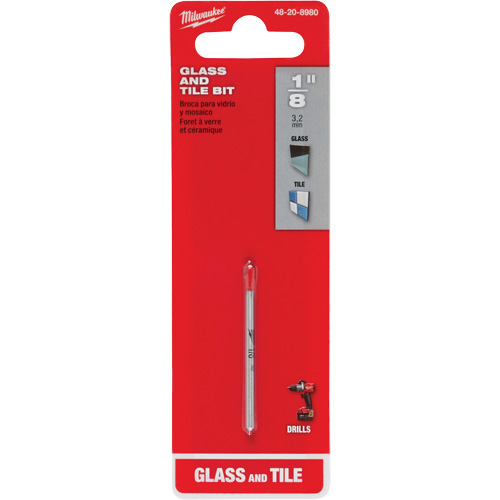 Foret pour verre et carreaux, 1/8", Carbure FMT Sales Ltd