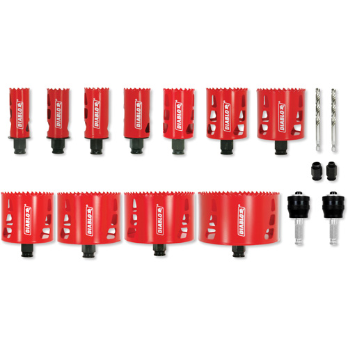 Plumber's Bi-Metal Hole Saw Set, 17 Pieces FMT Sales Ltd