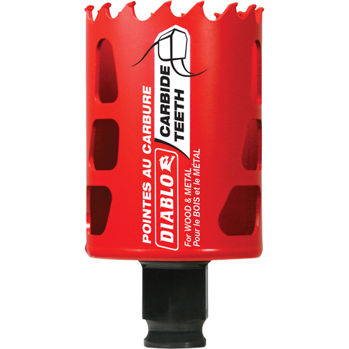 Wood & Metal Hole Saw, 1-7/8", 2-3/8" Depth of Cut, Carbide FMT Sales Ltd