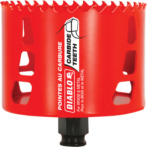 Wood & Metal Hole Saw, 3-5/8", 2-3/8" Depth of Cut, Carbide FMT Sales Ltd