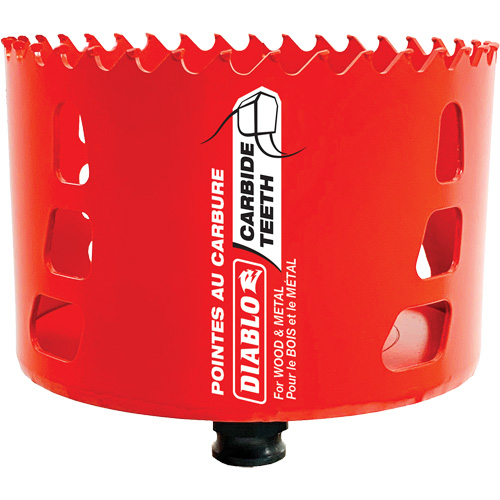 Wood & Metal Hole Saw, 4", 2-3/8" Depth of Cut, Carbide FMT Sales Ltd