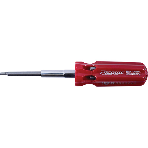 Hex-Calibre Metric Multi-Bit Screwdriver, Plastic Handle FMT Sales Ltd