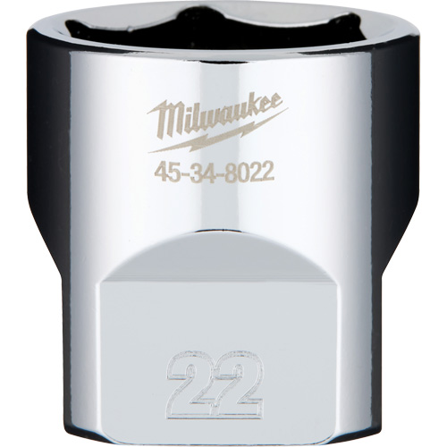 Metric Socket with Four Flat Sides, 22 mm, 3/8" Drive, 6 Points FMT Sales Ltd