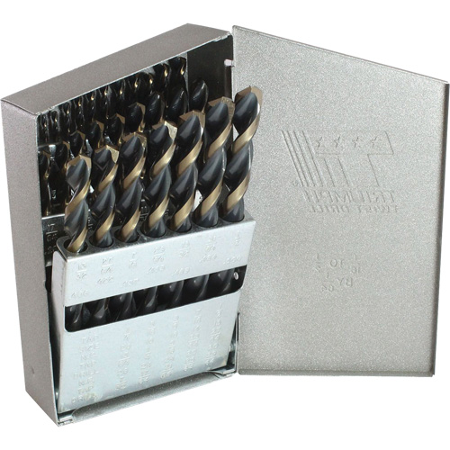 Triumph&reg; MRO Plus&reg; Jobber Length Drill Bit Set, 29 Pieces, High Speed Steel FMT Sales Ltd