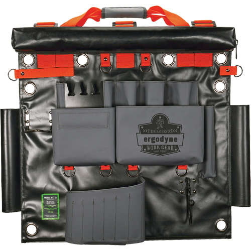 Sac &agrave; outils de camion nacelle avec points dancrage &agrave; outil, Nylon, 8 pochettes, Gris FMT Sales Ltd