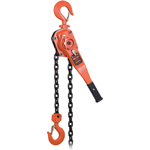 Palan &agrave; chaîne &agrave; levier s&eacute;rie KLP pour usage intensif, Lev&eacute;e 5', Cabacit&eacute; 6000 lb (3 tonnes) FMT Sales Ltd