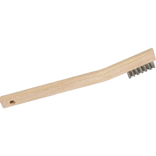 3MHSS Mini brosse &agrave; gratter en fil m&eacute;tallique, Acier inoxydable, 3 x 7 rangs de fils, Longueur 7-3/4" FMT Sales Ltd