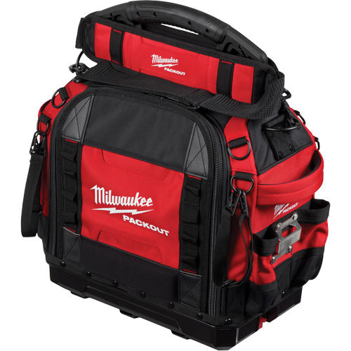 PackOut 15" Structured Tool Bag, Ballistic Polyester, 65 Pockets, Red FMT Sales Ltd