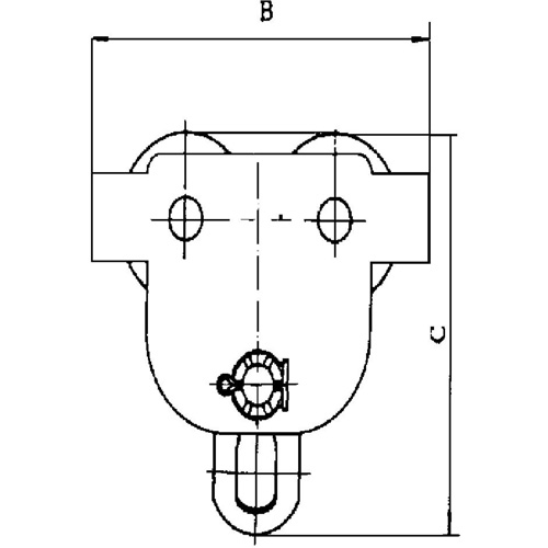 Chariot de levage manuel &agrave; usage intensif — s&eacute;rie SBT, 11000 lb (5 tonnes) FMT Sales Ltd
