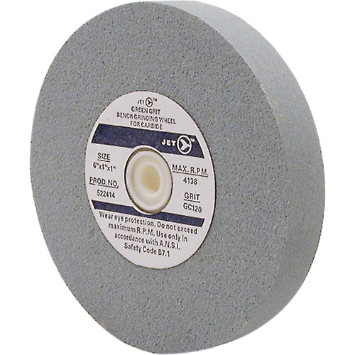 GC675M Meules pour rectifieuses d'&eacute;tabli, 6" x 3/4", Arbre 1", Carbure de silicium FMT Sales Ltd