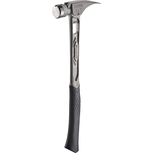 TIBONE Smooth Titanium Framing Hammer, 15 oz., Solid Steel Handle, 17-17/50" L FMT Sales Ltd