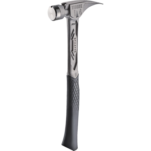 Marteau de charpente en titane lisse TIBONE, 14 oz, Prise en Acier plein, 15-1/4" lo FMT Sales Ltd