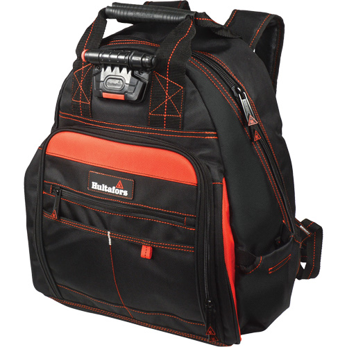 Sac &agrave; dos &agrave; outils &eacute;clair&eacute;, Noir/Rouge, Balistique/Polyester FMT Sales Ltd