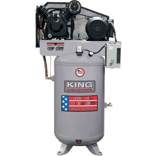 Compresseur d'air biphas&eacute;, 80 gal. (96 gal. US) FMT Sales Ltd