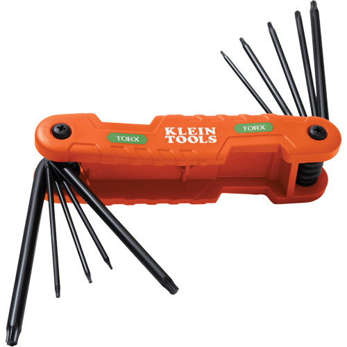 Pro Folding Hex Key Set, 10 Pcs., Torx&reg; FMT Sales Ltd